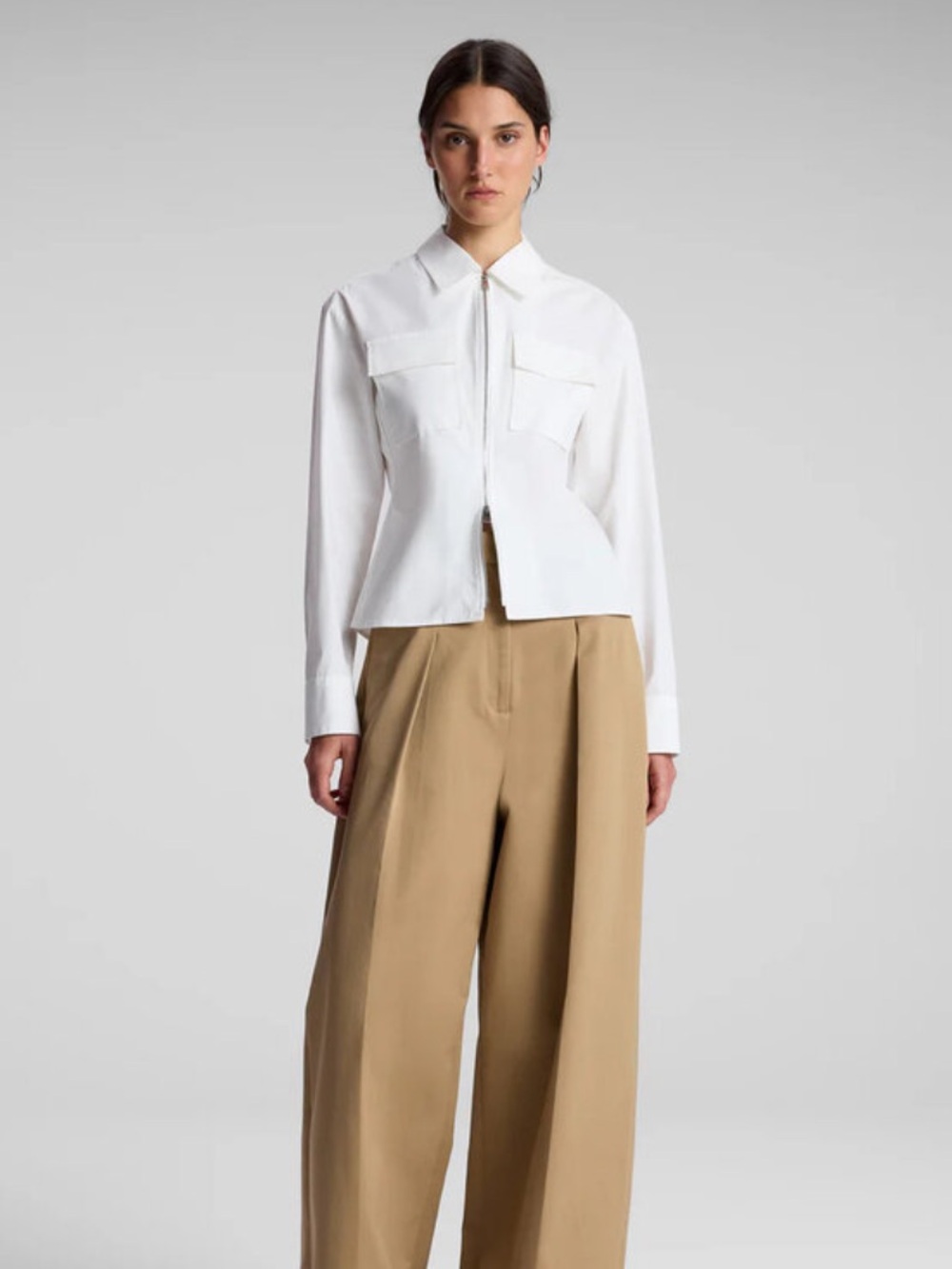 NWT ALC Sage Top in White w/ Small Defect | 8